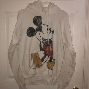 White Mickey Mouse Hoodie🤍